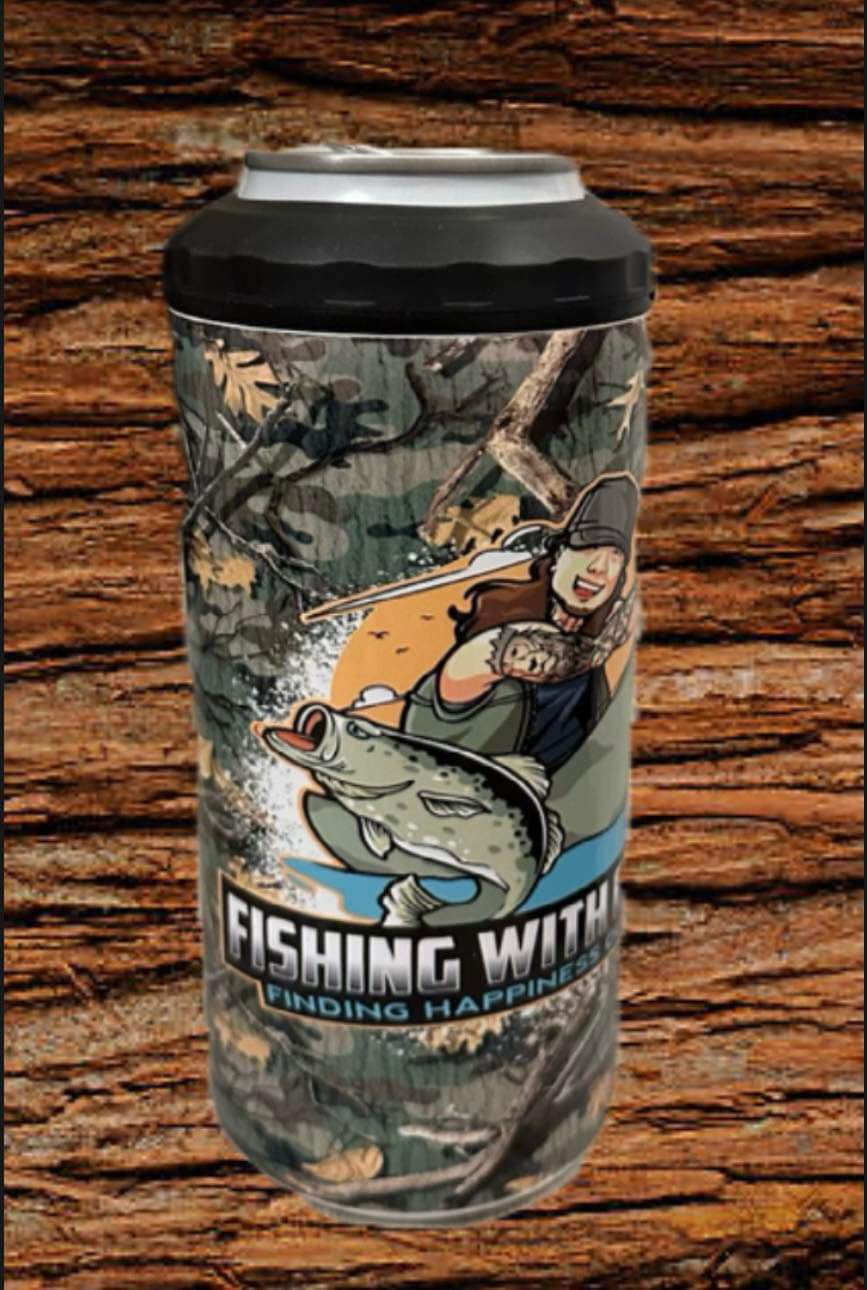 Fishing with go ham coozie 4in1